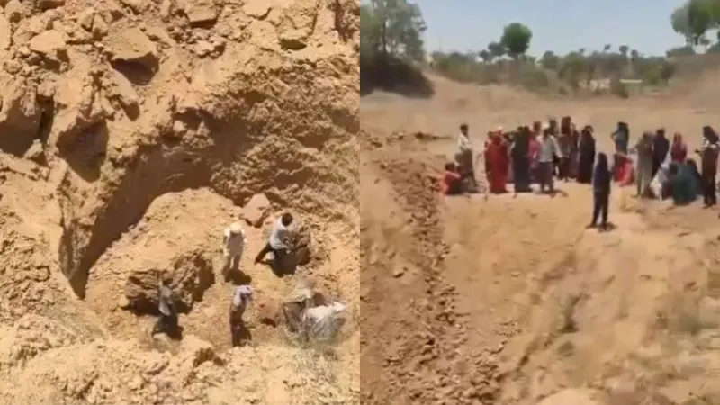 पन्ना में कुएं की खुदाई बनी मौत का गड्ढा, मिट्टी धंसने से 5 मजदूरों की दर्दनाक मौत