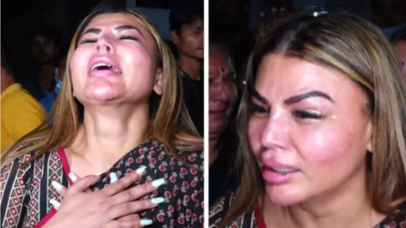 Entertainment Rakhi Sawant cried bitterly in the bharti singh podcast broke silence on marriage