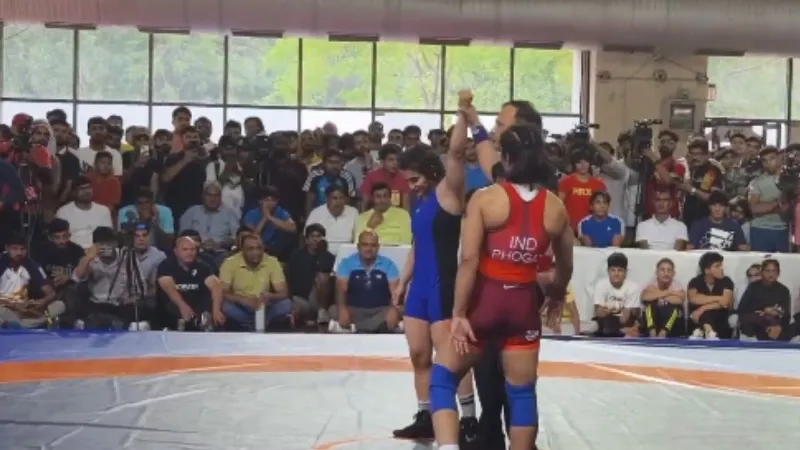 विनेश फोगाट का एशियन गेम्स 2026 का सपना टूटा, सेमीफाइनल में मीनाक्षी गोयत ने दी शिकस्त