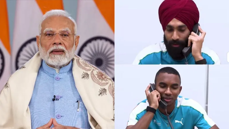 Mann Ki Baat: PM मोदी ने एथलीट गुरिंदरवीर सिंह और अनिमेष कुजूर से की बात, कहा - आप दोनों ने किया कमाल
