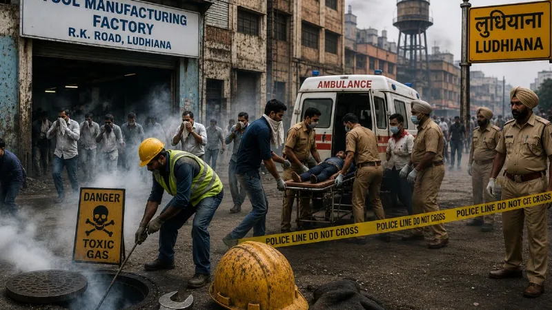 लुधियाना में सीवर बना मौत का कुआं! जहरीली गैस से पिता-पुत्र समेत 3 की दर्दनाक मौत, लापरवाही का आरोप