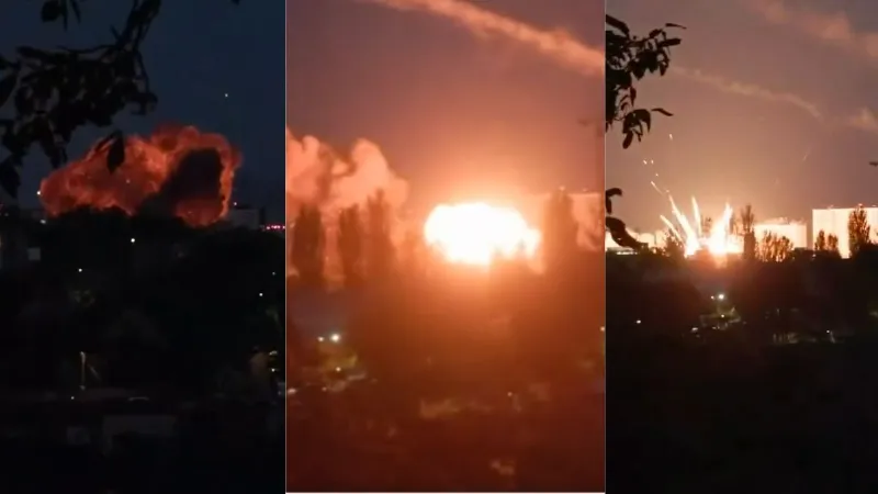Ukraine shaken by Russian attacksin Kyiv Video of terrible destruction