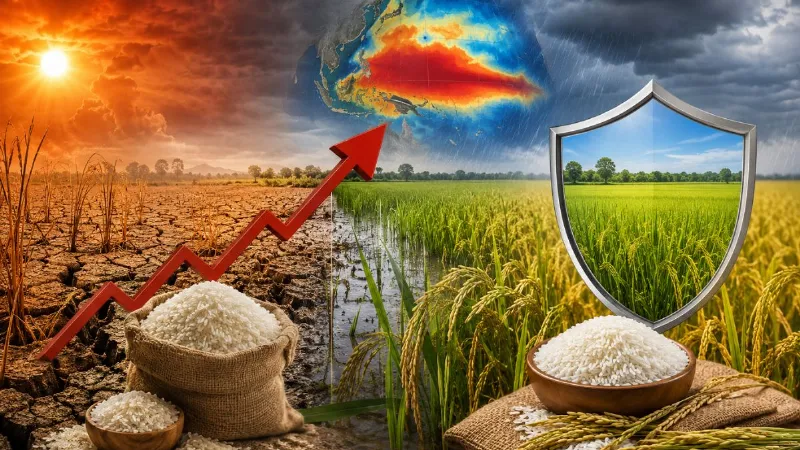 El Nino Rice Prices increased in Asia due to weather impact on India