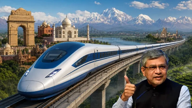 Bullet Train: सिर्फ 6 घंटे में पूरा होगा दिल्ली से सिलीगुड़ी का सफर! बंगाल को मिलेगी बुलेट ट्रेन की सौगात