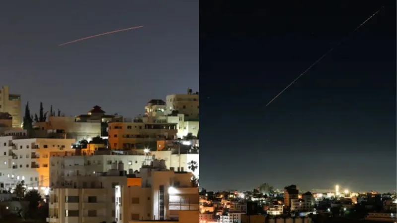 Israel-Iran War Israel fired missiles at many cities of Iran targeted military bases