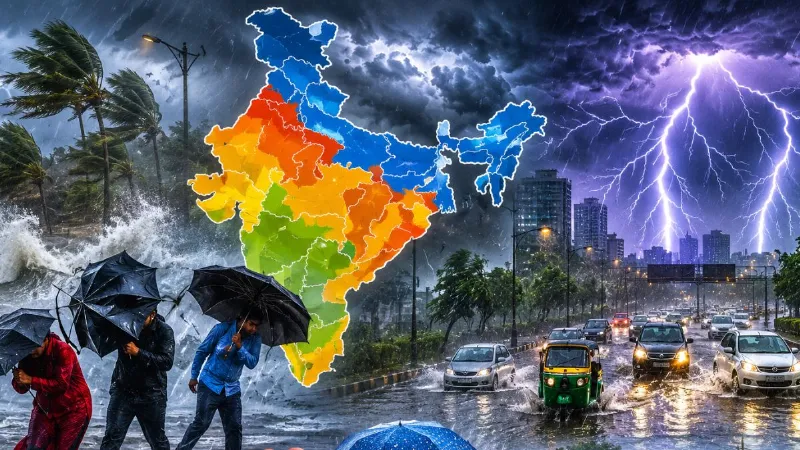 Weather Alert: 16 राज्यों में आंधी-तूफान और भारी बारिश का खतरा, आसमान से आएगी आफत! IMD की चेतावनी