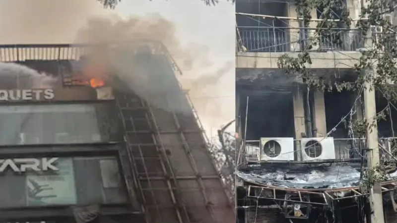 Kalkaji Restaurant Fire: कालकाजी के रेस्टोरेंट में सुबह-सुबह लगी भीषण आग, तीन LPG सिलेंडर फटे