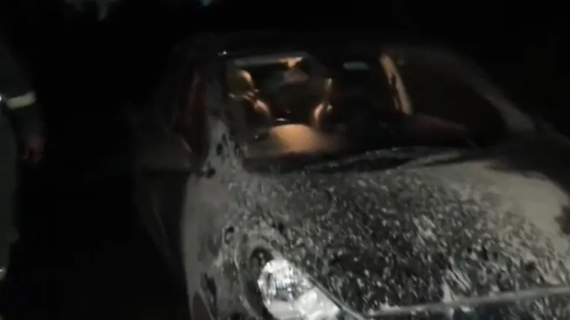 Meerut Relying on Google Maps proves costly family heading to a wedding gets stuck in a drain