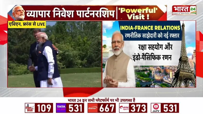 G7 Summit 2026: G7 Summit में PM Modi की एंट्री, Macron ने रेड कार्पेट पर किया भव्य स्वागत!