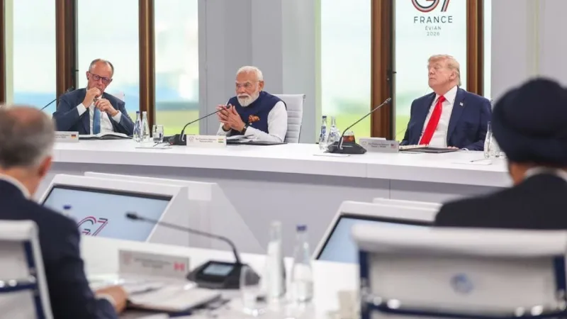 ट्रंप के बगल में बैठे PM मोदी ने उठाया भारतीयों की मौत का मुद्दा, दुनिया को दिया संदेश