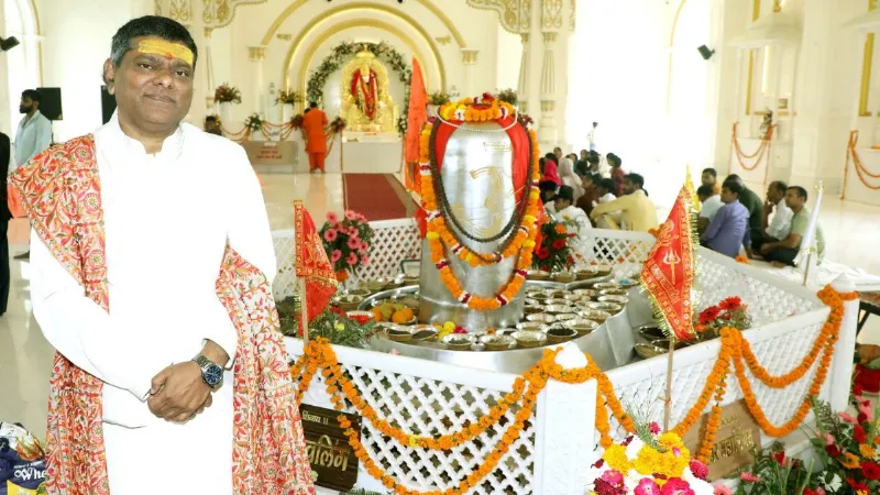 हरिद्वार में 5211 किलो वजनी विश्व के विशाल पारद शिवलिंग की प्राण प्रतिष्ठा सम्पन्न, 2000 से अधिक श्रद्धालु हुए शामिल