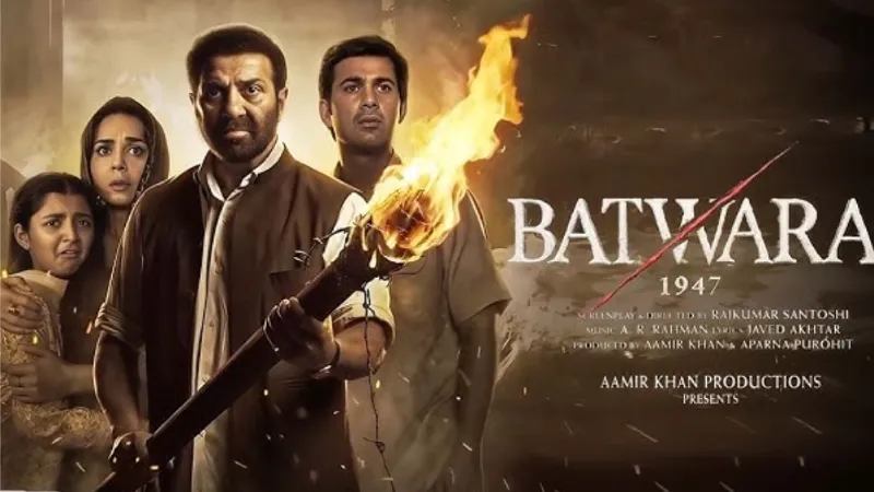 Sunny Deol film Batwara 1947 Teaser released Preity Zinta Shabana Azmi Ali Fazal