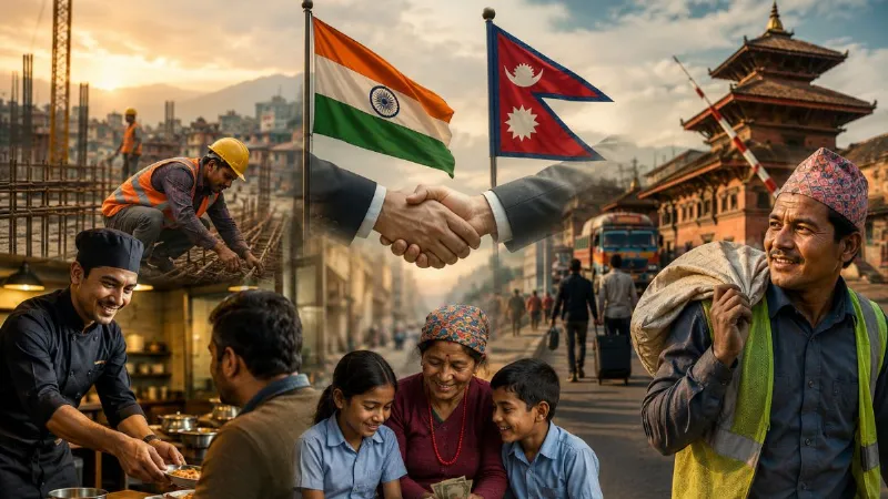 रेमिटेंस की डोर से बंधे भारत-नेपाल संबंध, बड़ी भूमिका निभा रहे हैं नेपाली कामगार