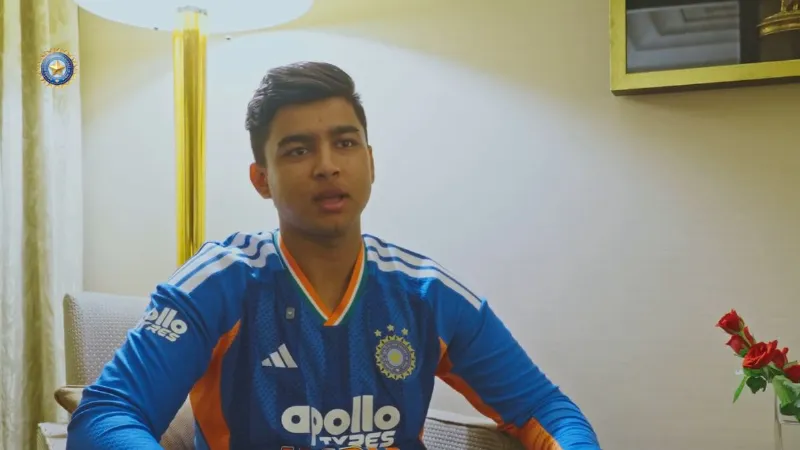 Vaibhav Suryavanshi got emotional upon receiving the Team India jersey Video