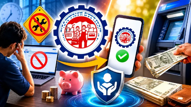 आज से 4 दिनों तक ठप रहेगा EPFO पोर्टल; सिस्टम अपग्रेड के बाद UPI और ATM से निकाल सकेंगे PF का पैसा