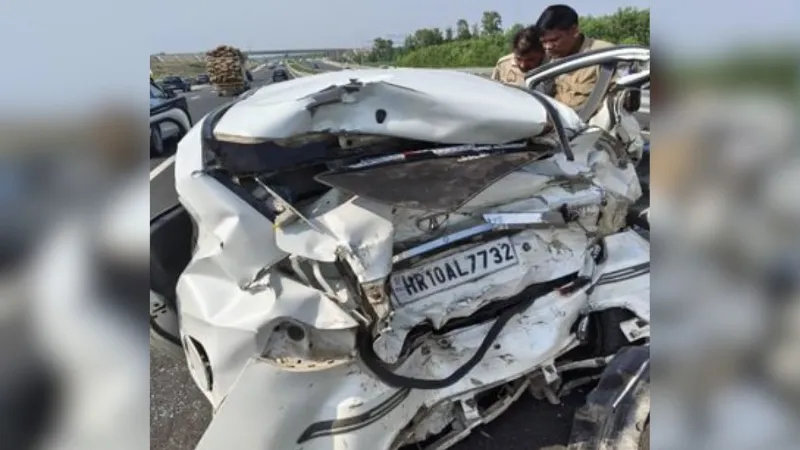 Two vehicles collided on Dehradun-Panchkula highway in Saharanpur killing four members same family