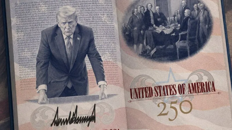 Trump picture in new US passport special edition released on 250th anniversary