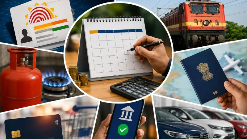 ITR, आधार, LPG, पासपोर्ट से लेकर क्रेडिट कार्ड तक... 1 जुलाई से बदल जाएंगे ये 8 बड़े नियम