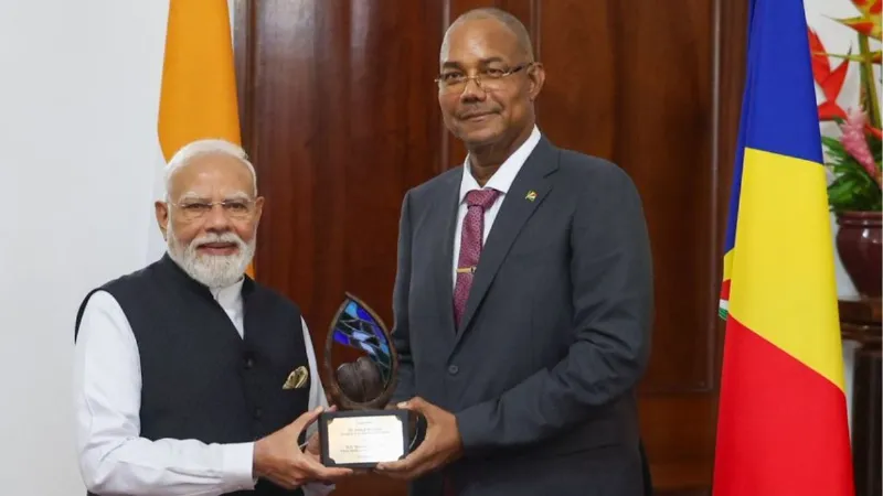 Seychelles confers highest honor on PM Modi receives Guardian of the Blue Horizon award