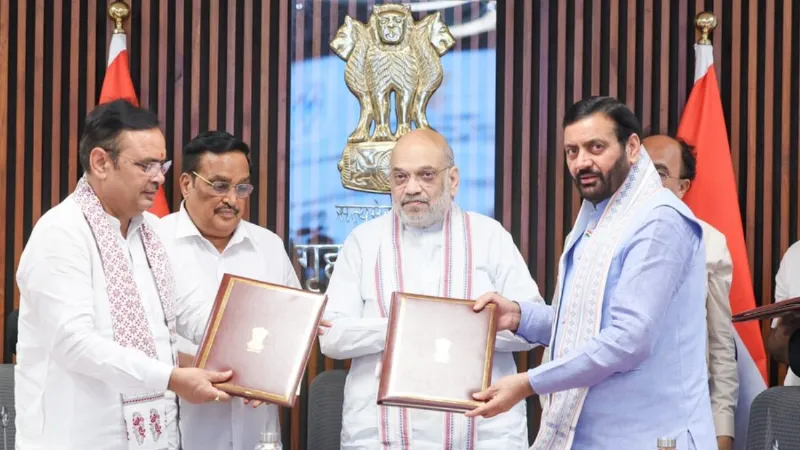 हरियाणा-राजस्थान के बीच 32 साल पुराना विवाद खत्म, अमित शाह की मौजूदगी में हुआ ऐतिहासिक समझौता