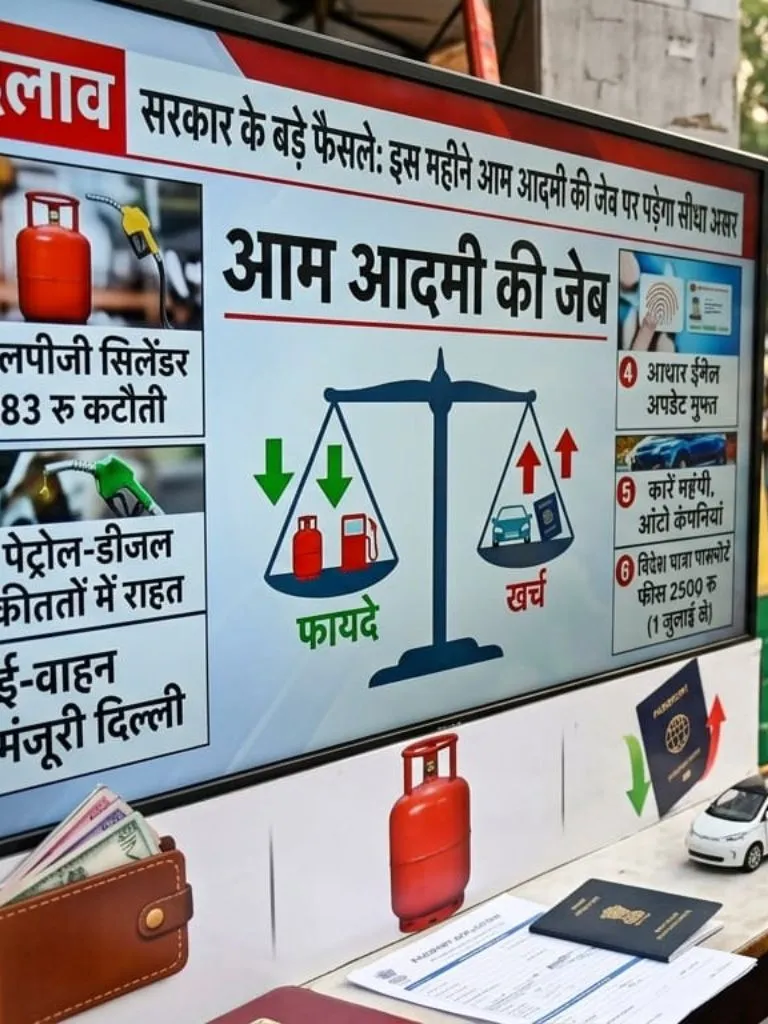 Rule Change 1st July: LPG सिलेंडर से लेकर पासपोर्ट फीस तक... आज से भारत में बदल गए ये बड़े नियम