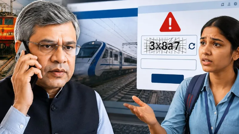 IRCTC की शिकायत सुनते ही एक्शन में आए रेल मंत्री...तुरंत मिलाया फोन; अश्विनी वैष्णव ने नई वेबसाइट की लॉन्च डेट भी बताई