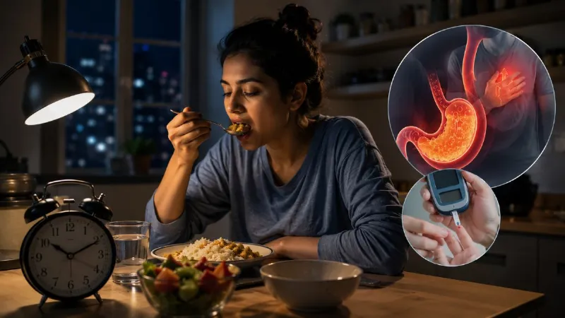 क्या आप भी रात में देर से खाते हैं खाना? नुकसानदायक साबित हो सकती है ये आदत, जानें पूरी जानकारी