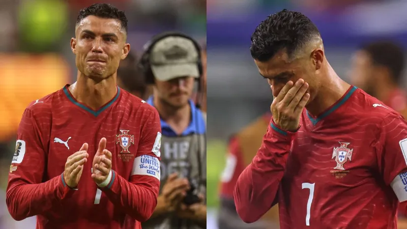 Cristiano Ronaldo anguish spills over after World Cup exit he wept inconsolably on the field
