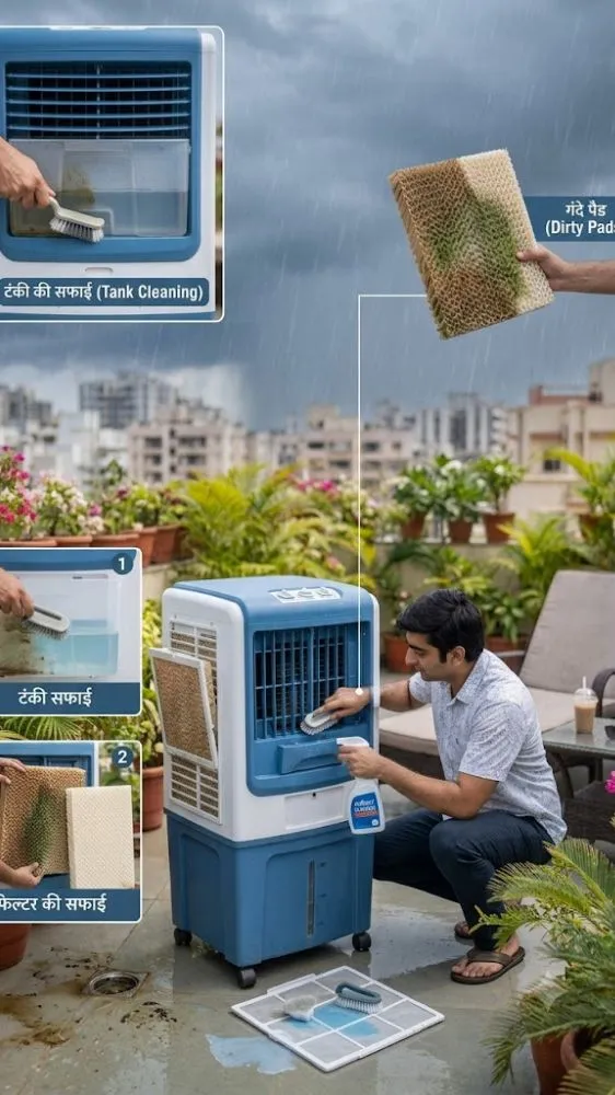 बारिश में कूलर चलाते समय न करें ये बड़ी गलती! वरना ठंडी हवा की जगह बढ़ेगी उमस