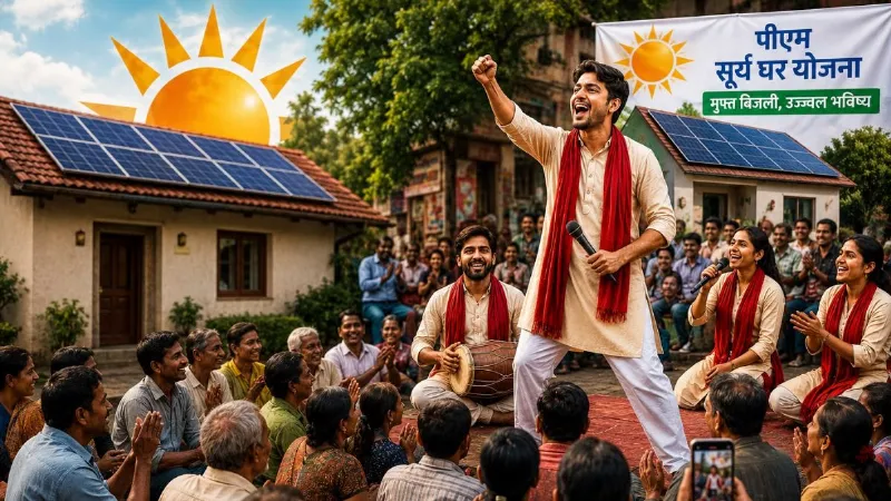'बधाई हो बधाई' की गूंज! नुक्कड़ नाटक से लाखों लोगों तक कैसे पहुंची पीएम सूर्य घर योजना?