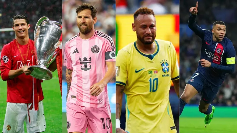 Ronaldo Messi Neymar Mbappé who is the worlds richest footballer Check out the list