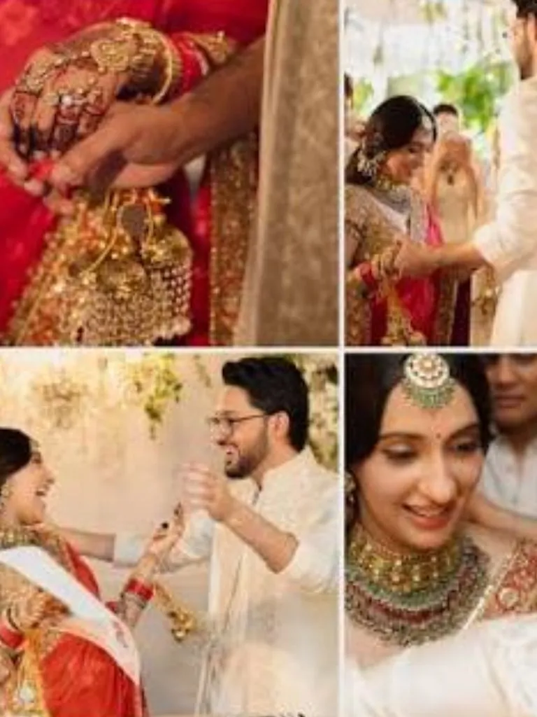 सादगी भरी शादी में एक-दूजे के हुए आकांक्षा रंजन और शरण शर्मा, सामने आईं ड्रीमी वेडिंग फोटोज