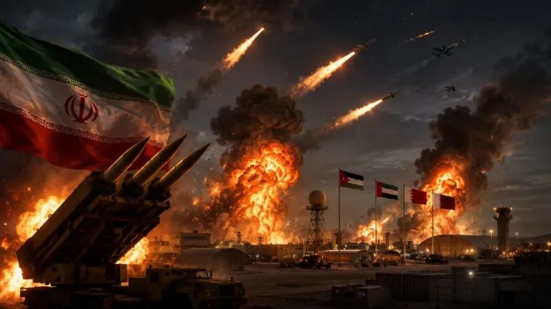 Iran massive counter attack IRGC claims to have destroyed a US command unit in Jordan