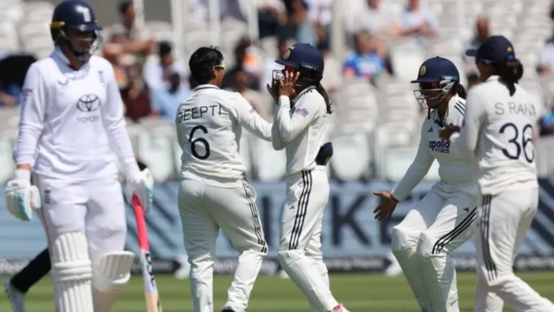 IND W vs ENG W India daughters crush the English at Lord Team India defeats England after 12 years