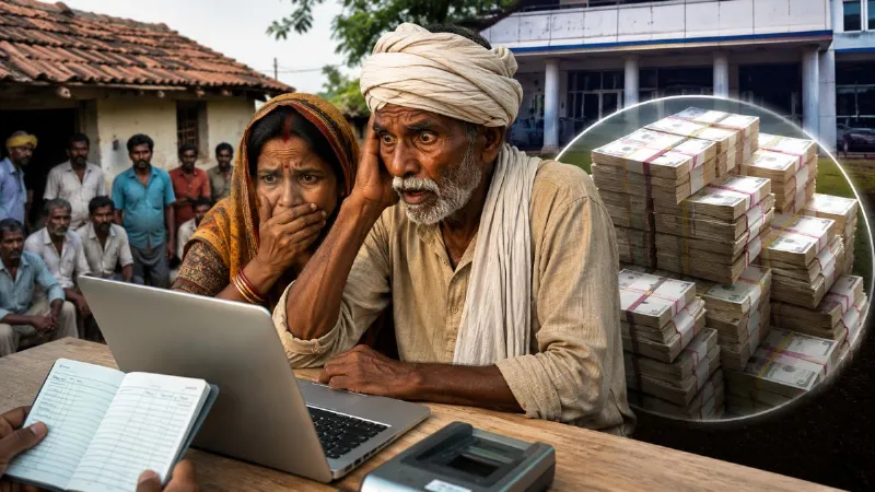 पेंशन निकालने पहुंचे, खाते में दिखे ₹7,40,68,72,895.78... बैंक बैलेंस देखकर हैरान रह गया परिवार