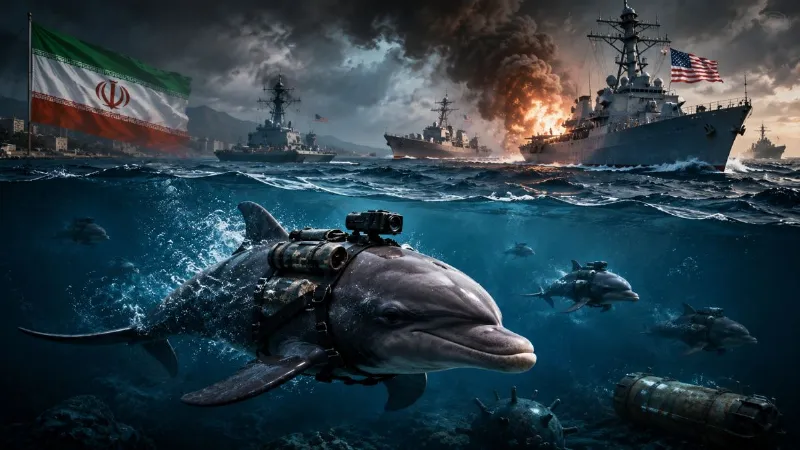 What is the Kamikaze Dolphin A secret Iranian weapon that no one has seen