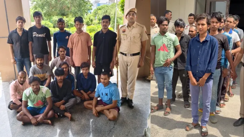 Crackdown illegal infiltration 13 Bangladeshis caught Gurugram deportation underway