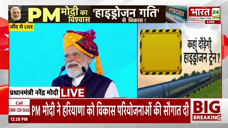 PM Modi Speech: Jind की धरती से PM मोदी का बड़ा संदेश ! भाषण में गिनाईं विकास की उपलब्धियां |Haryana