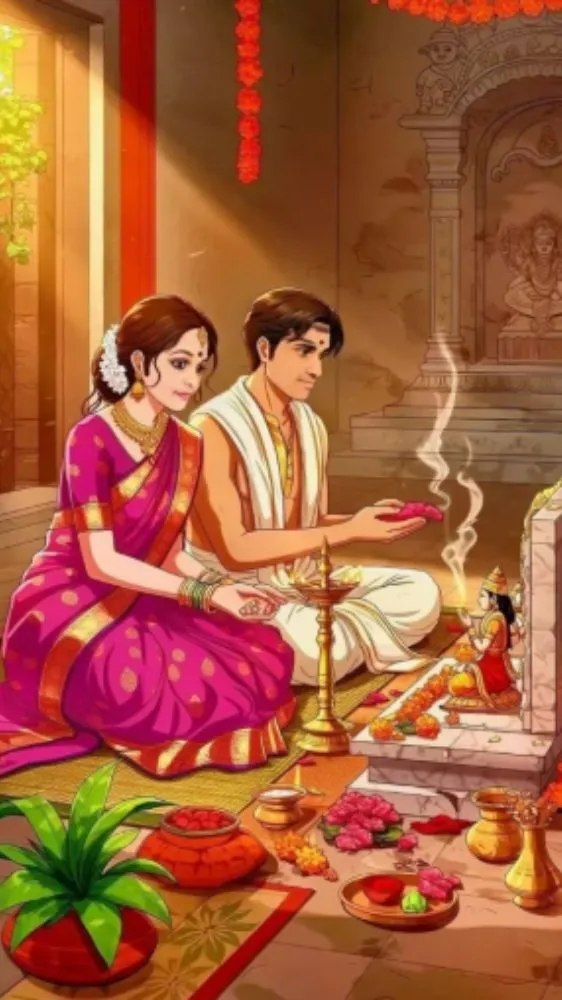 पूजा में पति के किस तरफ बैठे पत्नी? जानें क्या कहते हैं धर्म के नियम पूजा में पति के किस तरफ बैठे पत्नी? जानें क्या कहते हैं धर्म के नियम