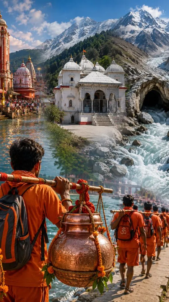 कांवड़ यात्रा 2026: हरिद्वार, गंगोत्री या गौमुख? जानें शिव अभिषेक के लिए किस जगह का गंगाजल माना जाता है सबसे शुभ
