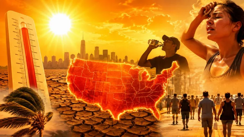 Severe heatwave grips the US 40 million people affected high alert in several states