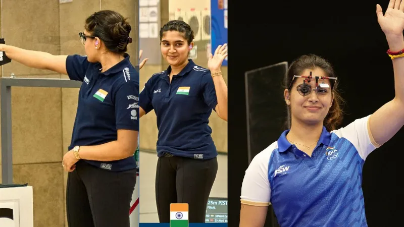 isha-singh-wins-gold-manu-bhaker-bronze-issf-world-cup