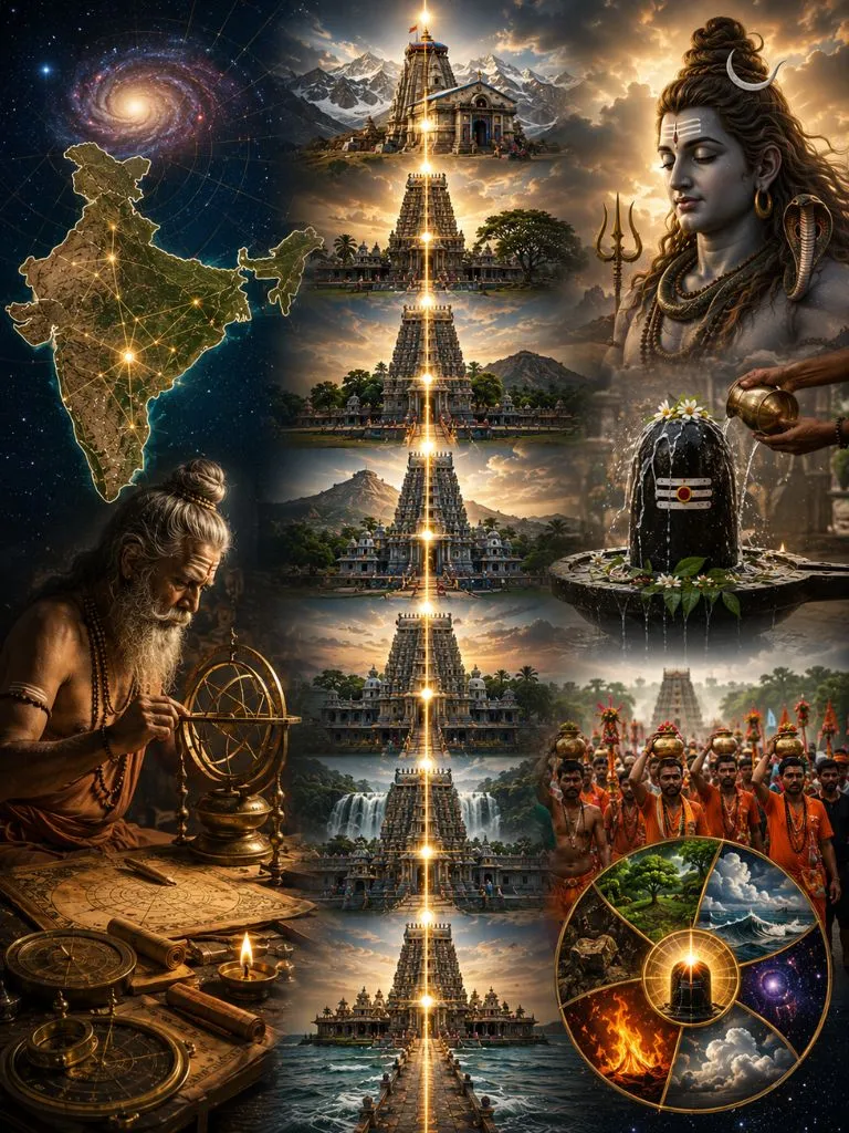 महादेव का सबसे बड़ा रहस्य! एक सीधी लाइन में कैसे बने 7 प्राचीन शिव मंदिर?