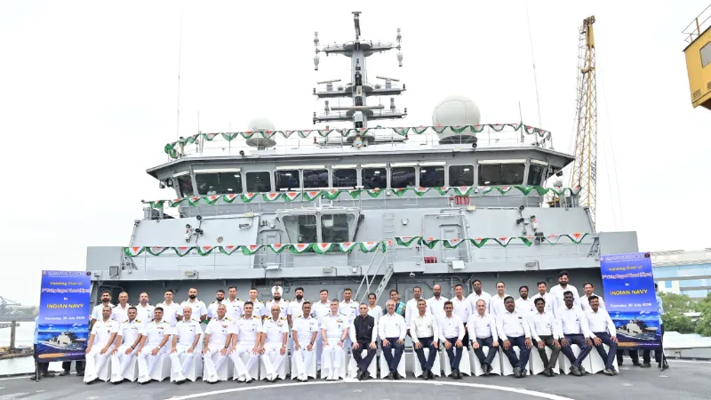 HSL Delivers Second Diving Support Vessel to Indian Navy, Strengthens Defence Manufacturing