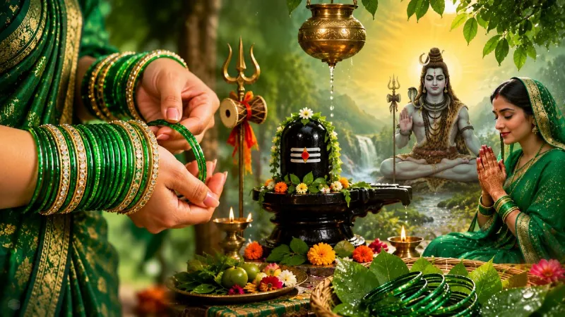 Sawan 2026: सावन में सुहागिन महिलाएं क्यों पहनती हैं हरी चूड़ियां? जानिए इसका धार्मिक महत्व और मान्यता