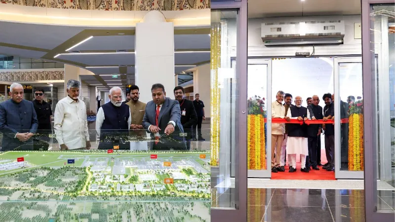 आंध्र प्रदेश को मिली नई उड़ान, PM मोदी ने भोगपुरम अंतरराष्ट्रीय हवाई अड्डे का किया उद्घाटन, देखें तस्वीरें
