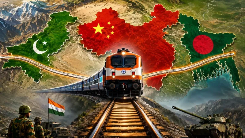 चीन, पाकिस्तान और बांग्लादेश सीमा तक रेल लाइन बिछाएगा भारत, सरकार ने बनाया ₹45,000 करोड़ का प्लान