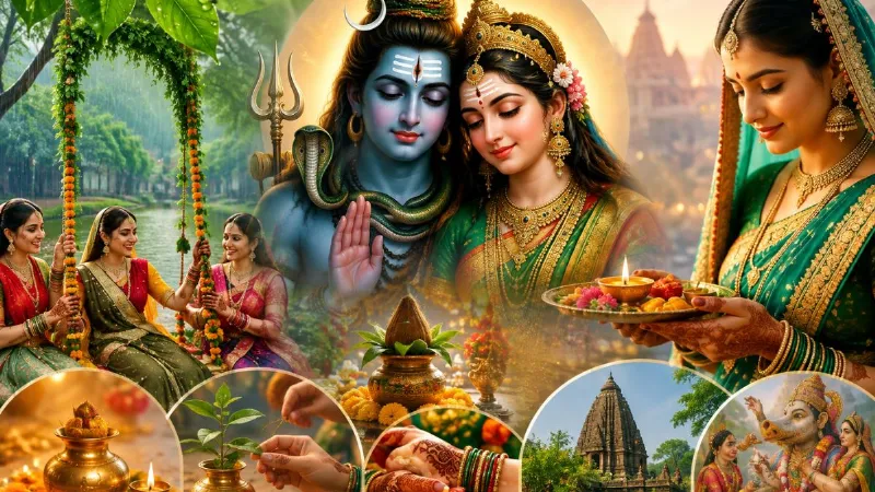 Hariyali Teej: 15 अगस्त को है हरियाली तीज, सिर्फ एक नहीं, पूरे साल 7 बार मनाई जाती है तीज, जानिए सभी के नाम