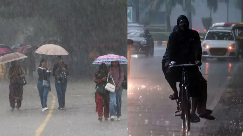 Weather Update: दिल्ली-UP समेत 15 राज्यों में मूसलाधार बारिश का अलर्ट, IMD ने जारी की बड़ी चेतावनी