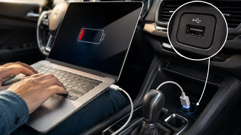 कार के USB पोर्ट से लैपटॉप चार्ज करना कितना सही? जानें बैटरी की लाइफ क्या पड़ता है असर
